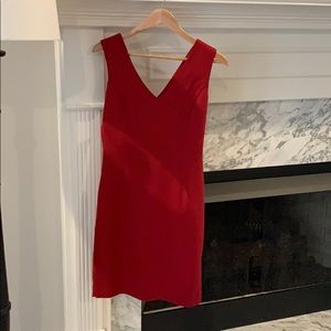 Red cocktail dress